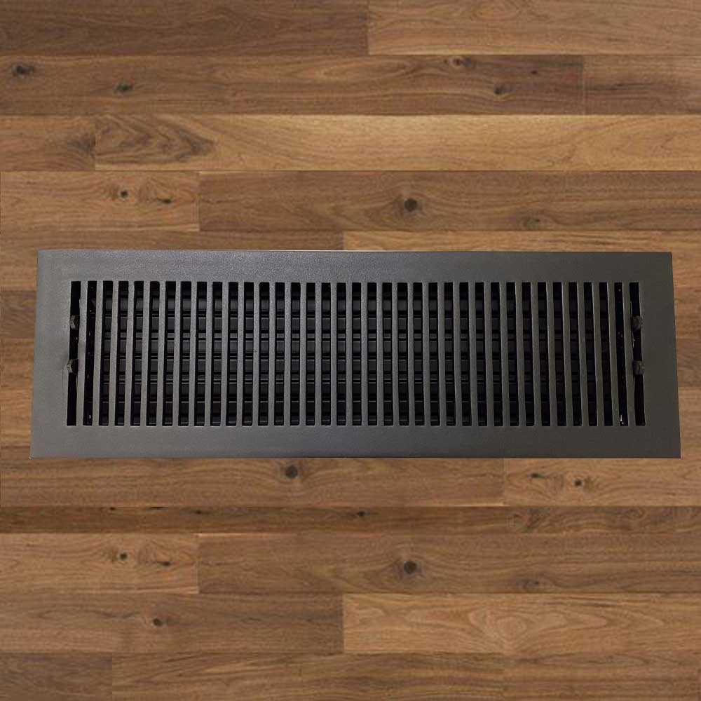 Contemporary Cast Iron Floor Register - Special Order