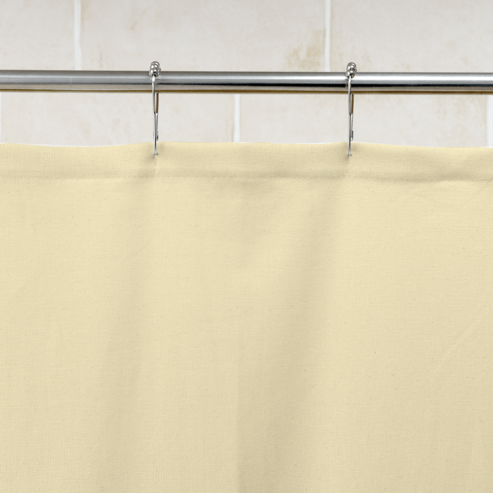 Cotton Duck Shower Curtain - Natural