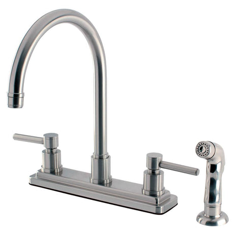 Dante Bridge Kitchen Faucet - Lever Handles