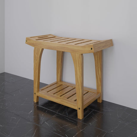 Darnest Teak Shower Stool
