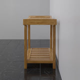 Darnest Teak Shower Stool
