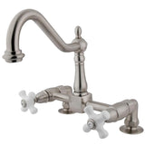 Davide Two-Handle Bridge Kitchen Faucet