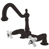 Davide Two-Handle Bridge Kitchen Faucet