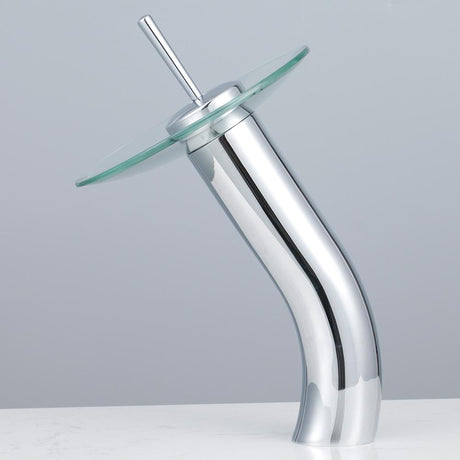 Davies Glass Waterfall Vessel Faucet