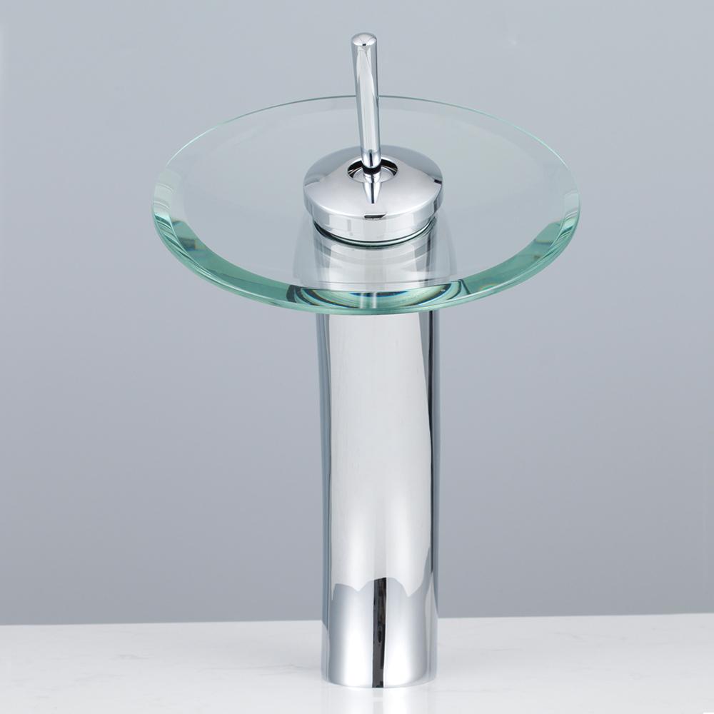 Davies Glass Waterfall Vessel Faucet