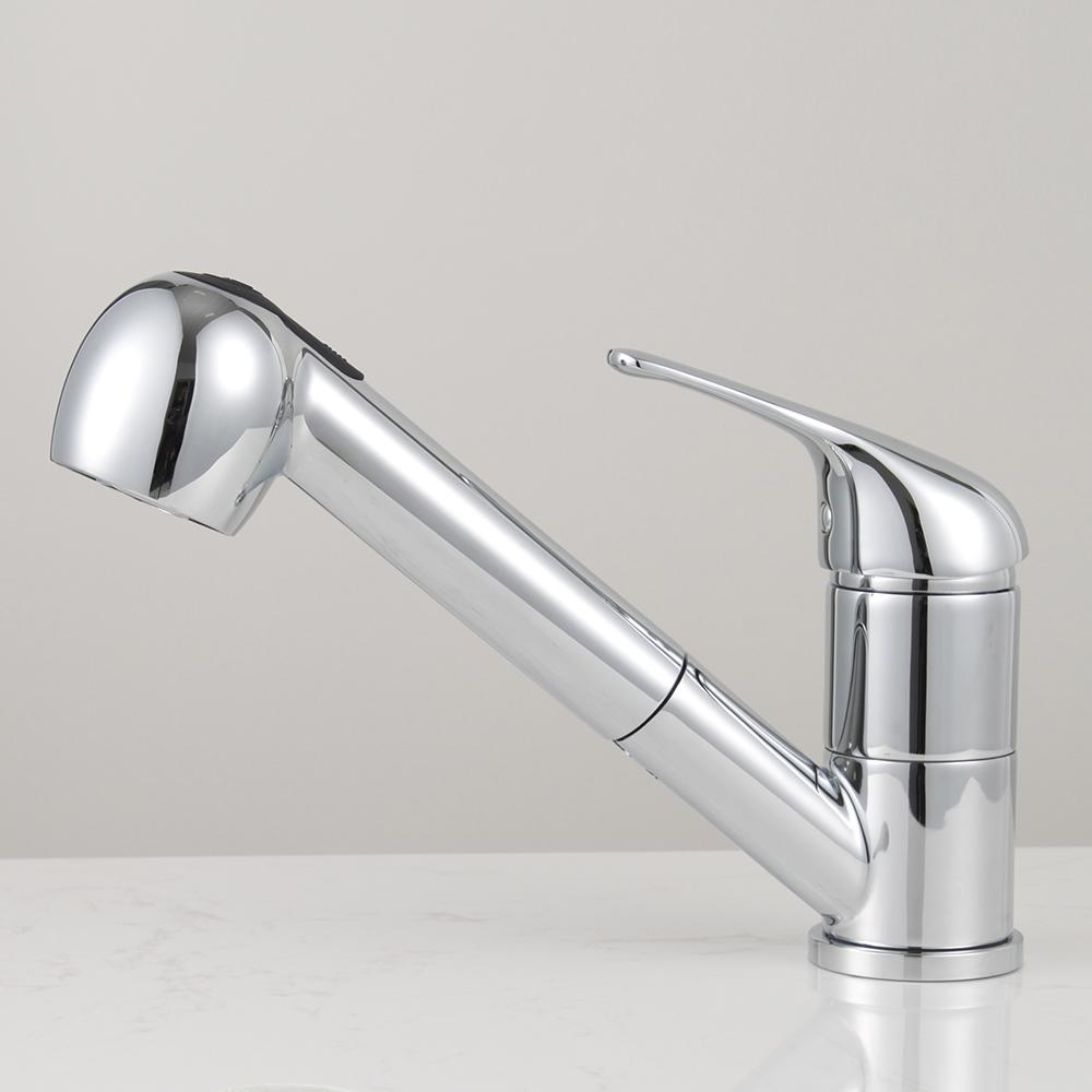 Davison Single-Hole Pull-Out Kitchen Faucet