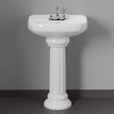 Dawson 100 Vitreous China Pedestal Sink