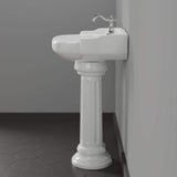 Dawson 100 Vitreous China Pedestal Sink