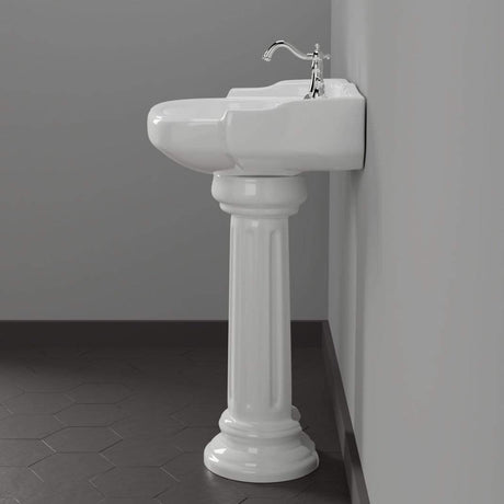 Dawson 100 Vitreous China Pedestal Sink
