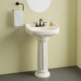 Dawson 100 Vitreous China Pedestal Sink