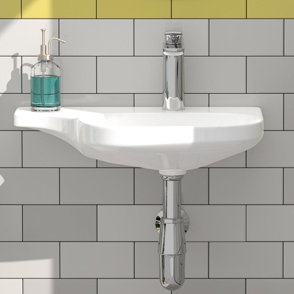 Devota Vitreous China Wall-Mount Bathroom Sink