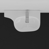 Devota Vitreous China Wall-Mount Bathroom Sink