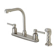 Domenico Bridge Kitchen Faucet with Sprayer