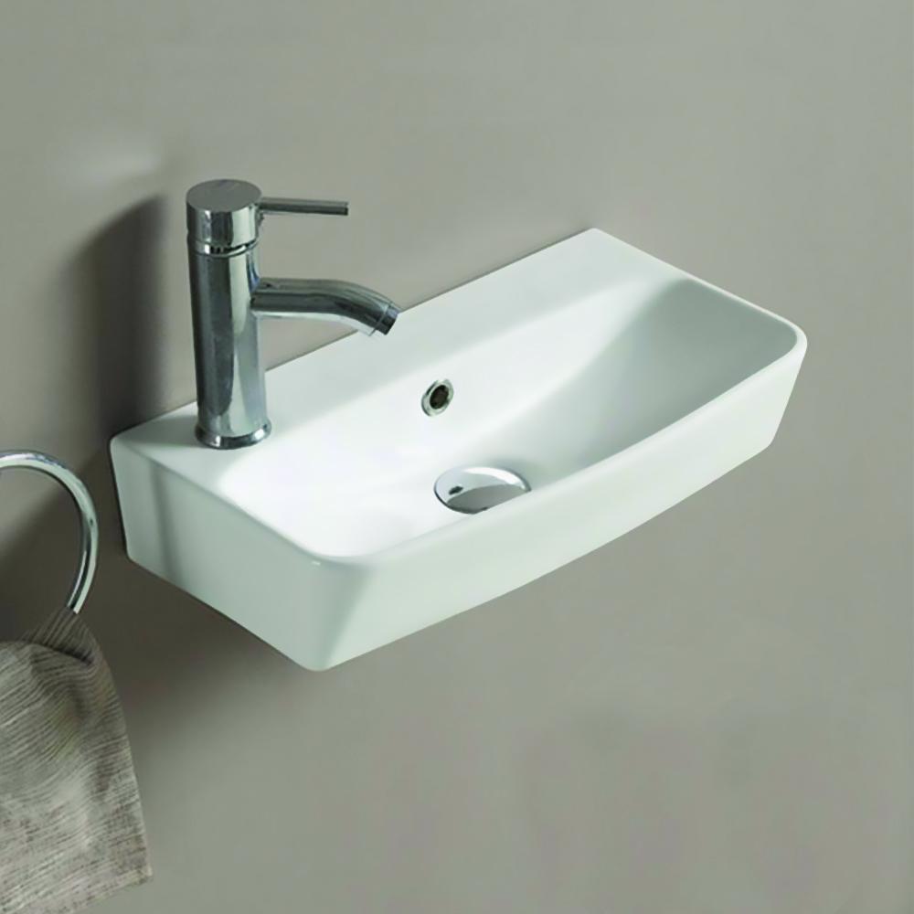 Dorma Vitreous China Wall-Mount Bathroom Sink