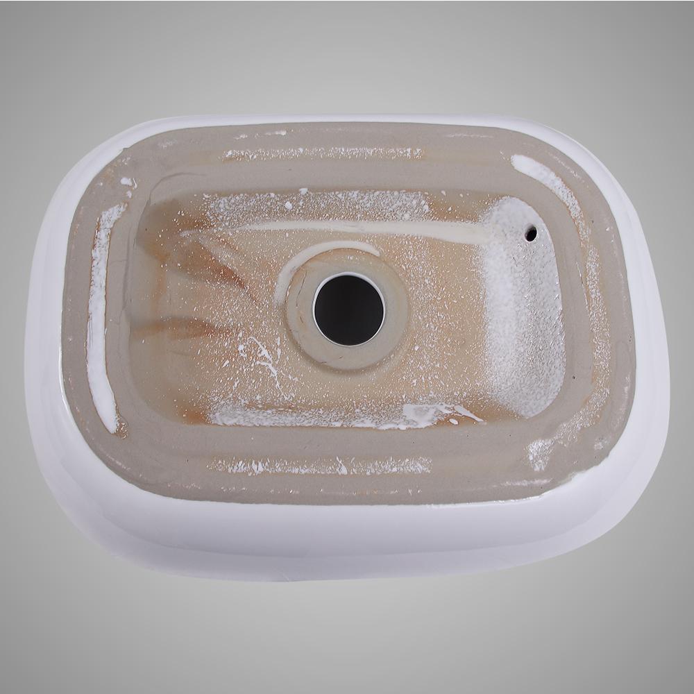 Dryden Vitreous China Square Vessel Sink