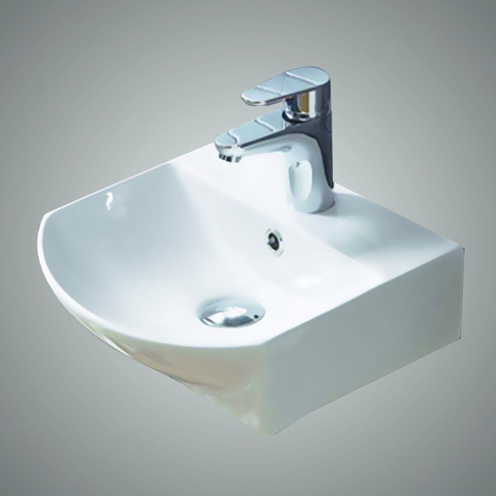 Duena Vitreous China Wall-Mount Bathroom Sink