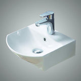 Duena Vitreous China Wall-Mount Bathroom Sink
