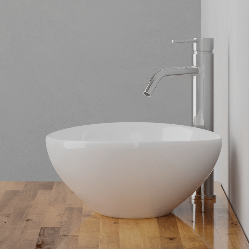 Eleva Vitreous China Oval Vessel Sink