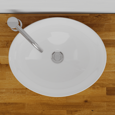 Eleva Vitreous China Oval Vessel Sink