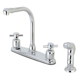 Emanuele Bridge Kitchen Faucet with Sprayer