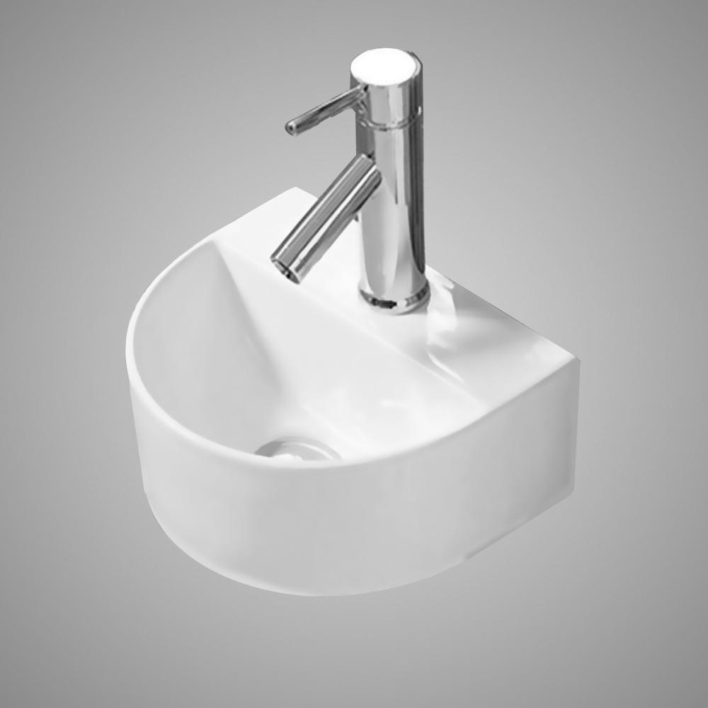 Emer Vitreous China Wall-Mount Bathroom Sink
