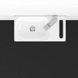 Endora Vitreous China Wall-Mount Bathroom Sink