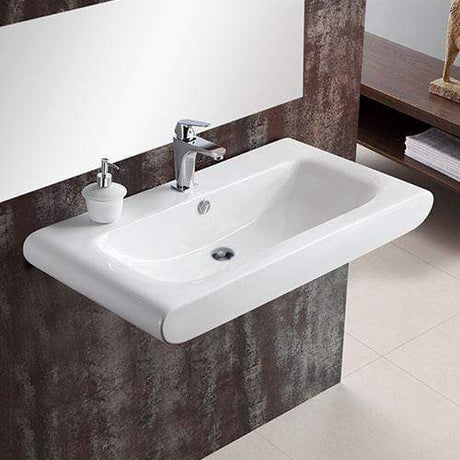 Fernie Vitreous China Wall-Mount Bathroom Sink