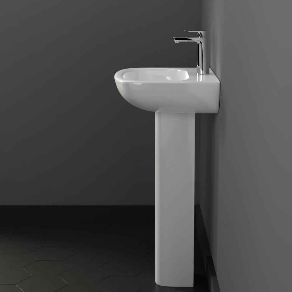 Galena 100 Vitreous China Pedestal Sink