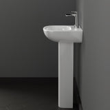 Galena 100 Vitreous China Pedestal Sink
