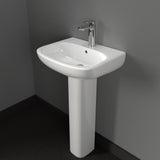 Galena 100 Vitreous China Pedestal Sink