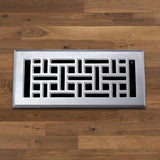 Geometric Solid Brass Floor Register