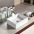 Gleason Vitreous China Rectangular Vessel Sink