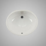 Gorham Vitreous China Oval Undermount Sink - White