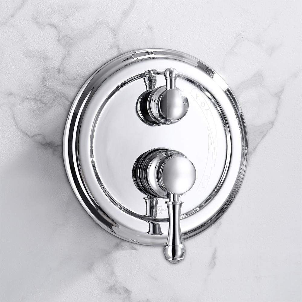 Grant Pressure Balance Shower System with Shower Head and Hand Shower