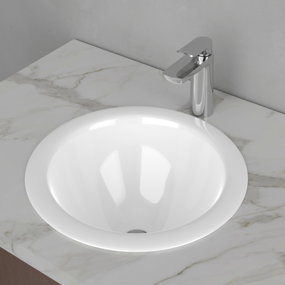 Hartwick Vitreous China Drop-In Sink