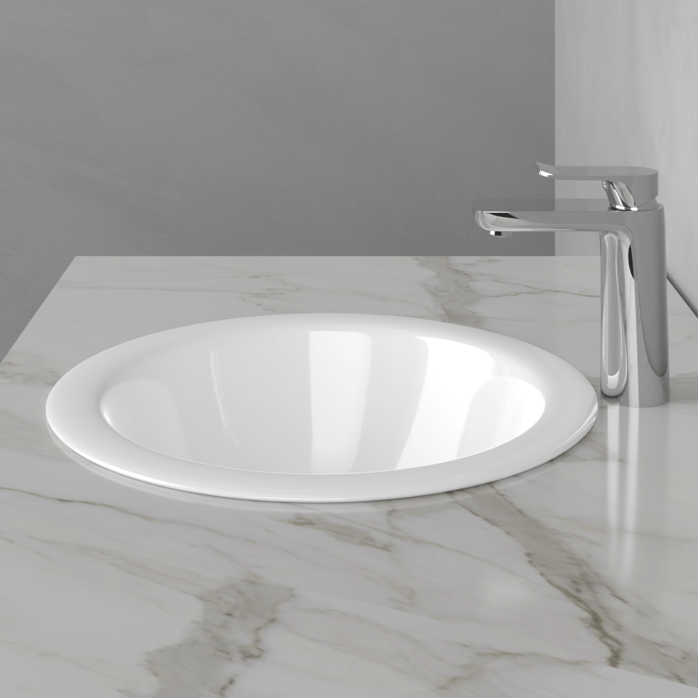 Hartwick Vitreous China Drop-In Sink