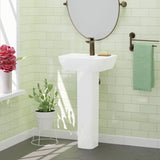 Hinckley 100 Vitreous China Pedestal Sink