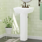 Hinckley 100 Vitreous China Pedestal Sink