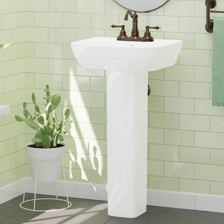 Hinckley 100 Vitreous China Pedestal Sink