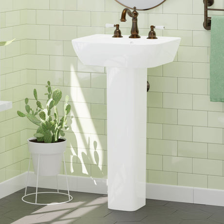 Hinckley 100 Vitreous China Pedestal Sink