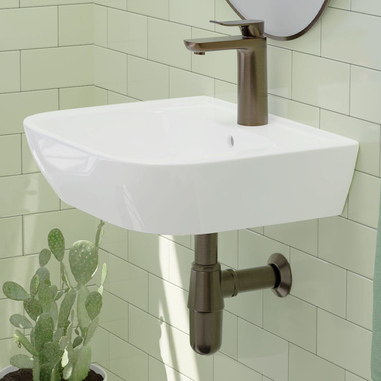 Hinckley 100 Vitreous China Wall-Mount Sink
