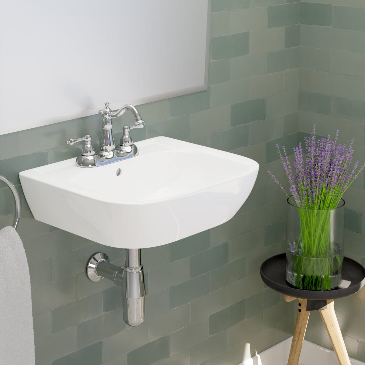 Hinckley 200 Vitreous China Wall-Mount Sink