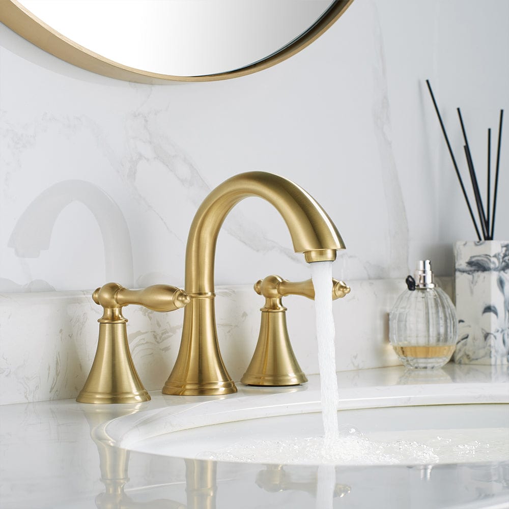 Hirzai Two-Handle 8-Inch Widespread Bathroom Faucet – Magnus Home