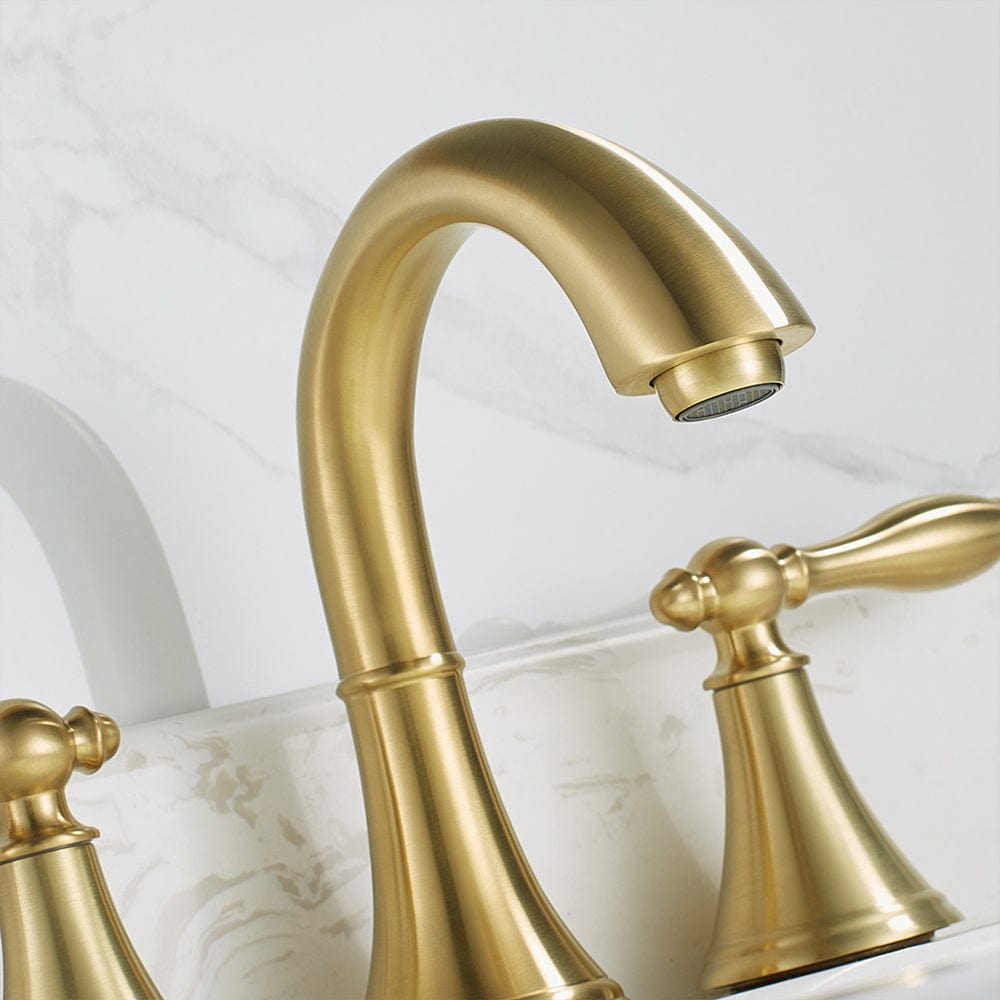Hirzai Two-Handle 8-Inch Widespread Bathroom Faucet – Magnus Home