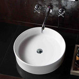 Holmen Vitreous China Round Vessel Sink