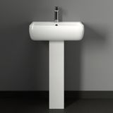 Hudson 100 Vitreous China Pedestal Sink
