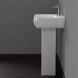 Hudson 100 Vitreous China Pedestal Sink