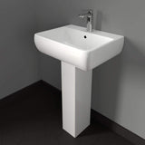 Hudson 100 Vitreous China Pedestal Sink