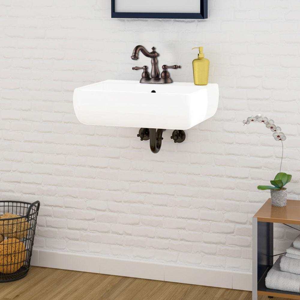 Hudson 100 Vitreous China Wall-Mount Sink