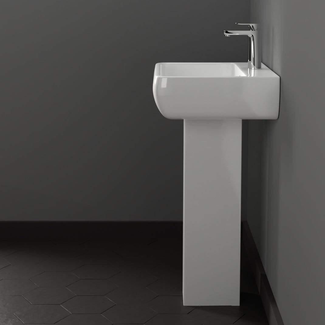 Hudson 200 Vitreous China Pedestal Sink